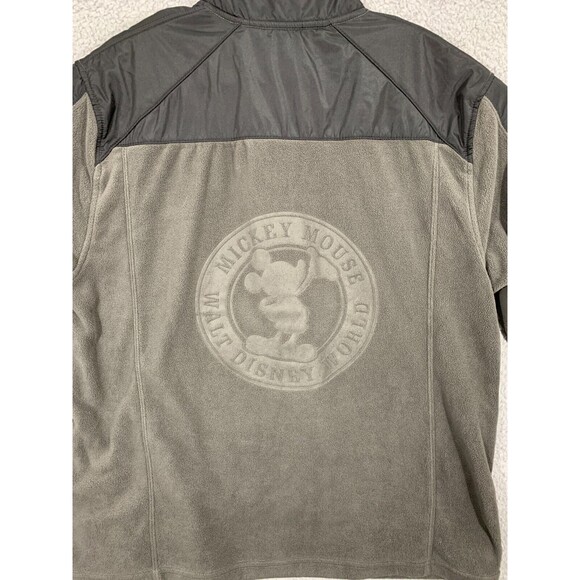 Walt Disney World 1972 Mickey Mouse 1/4 Quarter Zip Fleece Debossed Pullover - Picture 10 of 14